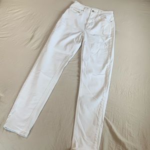 American Eagle White Jeans - Straight / Stretch